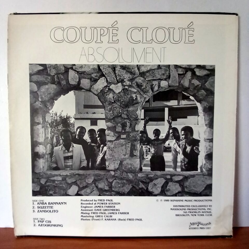 COUPE CLOUE – ABSOLUMENT (1980) - LP 2.EL PLAK
