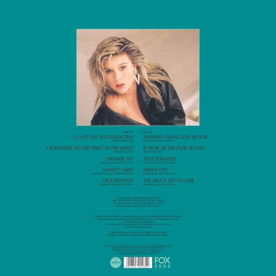 SAMANTHA FOX - SAMANTHA FOX (1987) - 2025 LP LIMITED EDITION PICTURE DISC SIFIR PLAK