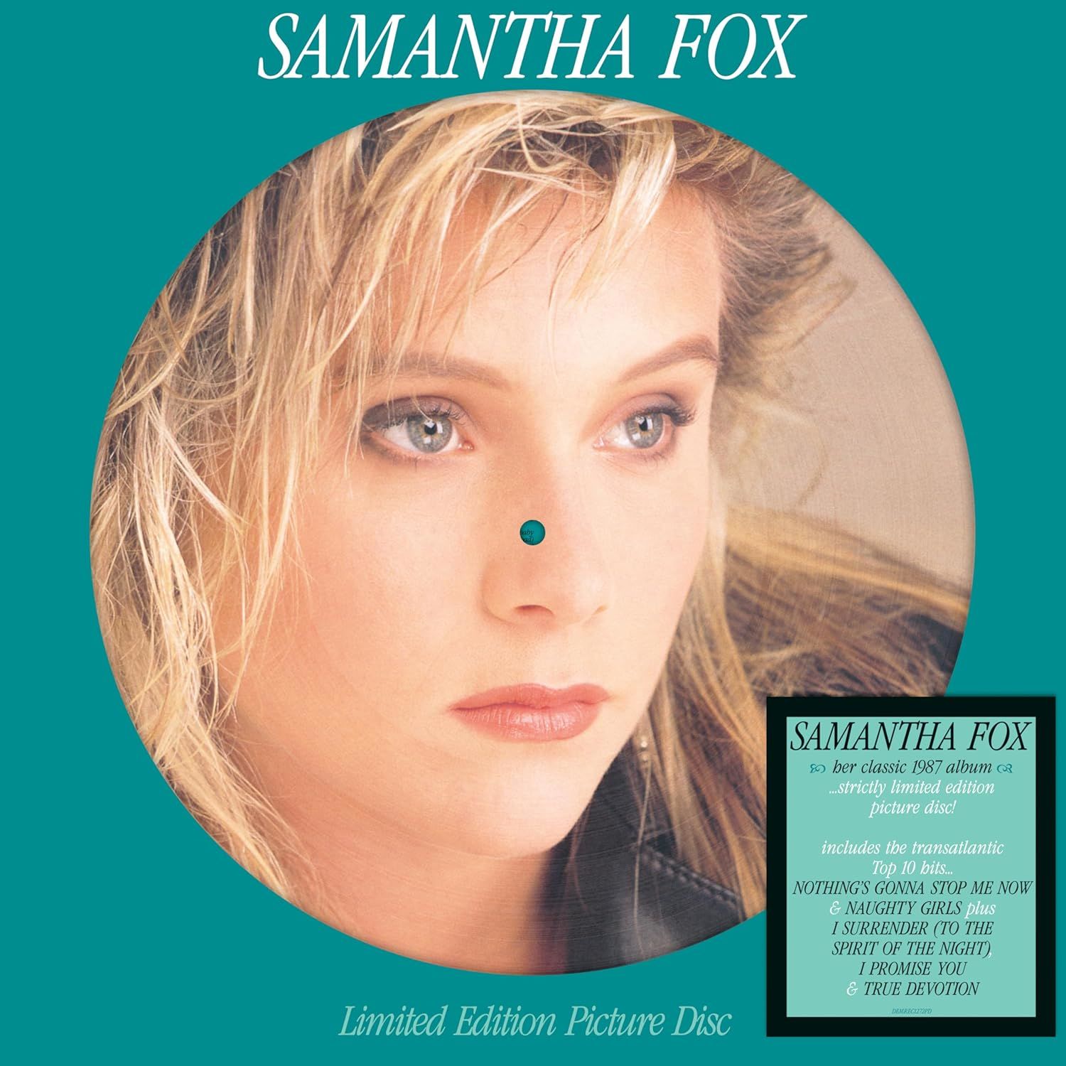 SAMANTHA FOX - SAMANTHA FOX (1987) - 2025 LP LIMITED EDITION PICTURE DISC SIFIR PLAK