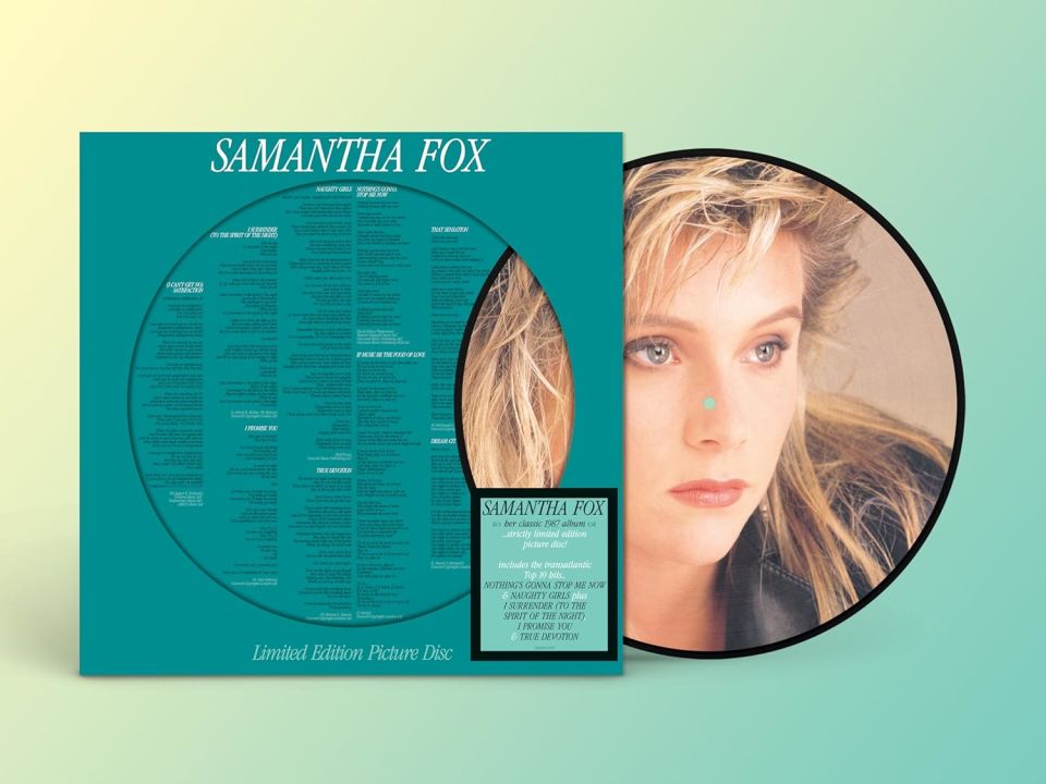 SAMANTHA FOX - SAMANTHA FOX (1987) - 2025 LP LIMITED EDITION PICTURE DISC SIFIR PLAK
