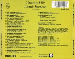 DEMIS ROUSSOS - GREATEST HITS (1983) - CD PHILIPS MADE IN WEST GERMANY 2.EL