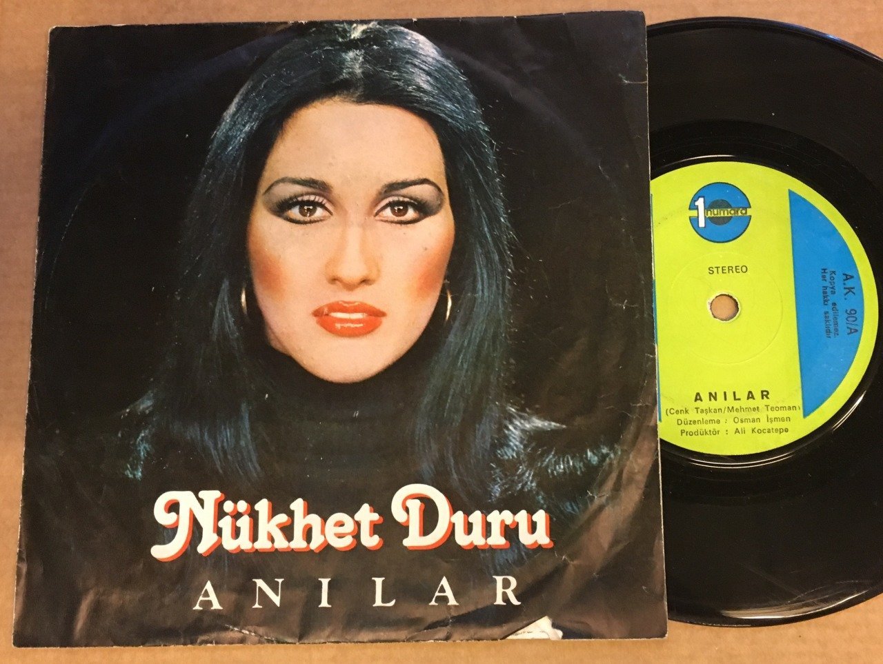 NÜKHET DURU - ANILAR / GÜNEŞ 7'' 45 DEVİR