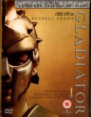 GLADIATOR - RUSSELL CROWE - JOAQUIN PHOENIX - RIDLEY SCOTT - 3DVD extended special edition 2.EL