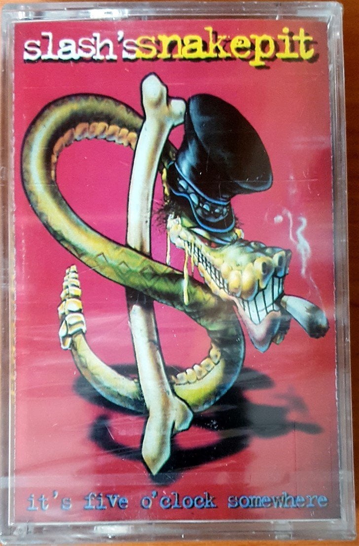 SLASH'S SNAKEPIT - IT'S FIVE O'CLOCK SOMEWHERE (1995) RAKS CASSETTE MADE IN TURKEY ''NEW''
