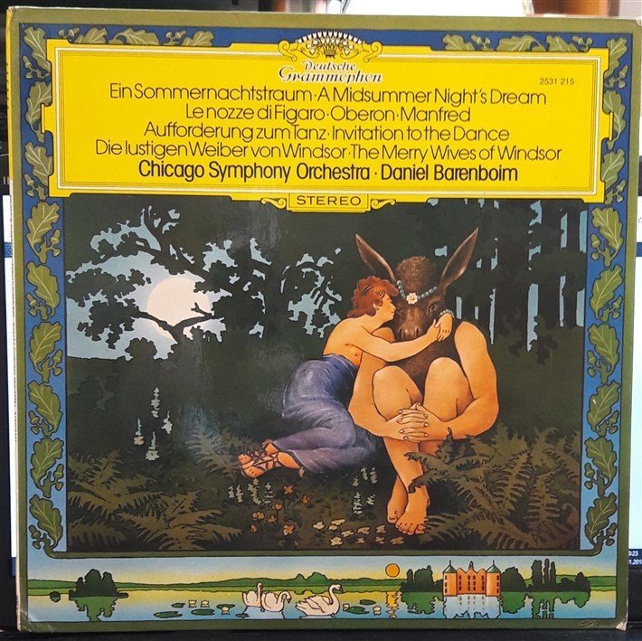 MENDELSSOHN: A MIDSUMMER NIGHT'S DREAM, MOZART:LE NOZZE DI FIGARO, DANIEL BARENBOIM - 2.EL PLAK