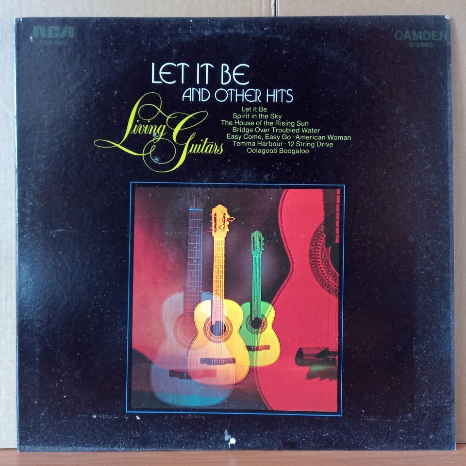 LIVING GUITARS – LET IT BE AND OTHER HITS (1970) - LP 2.EL PLAK