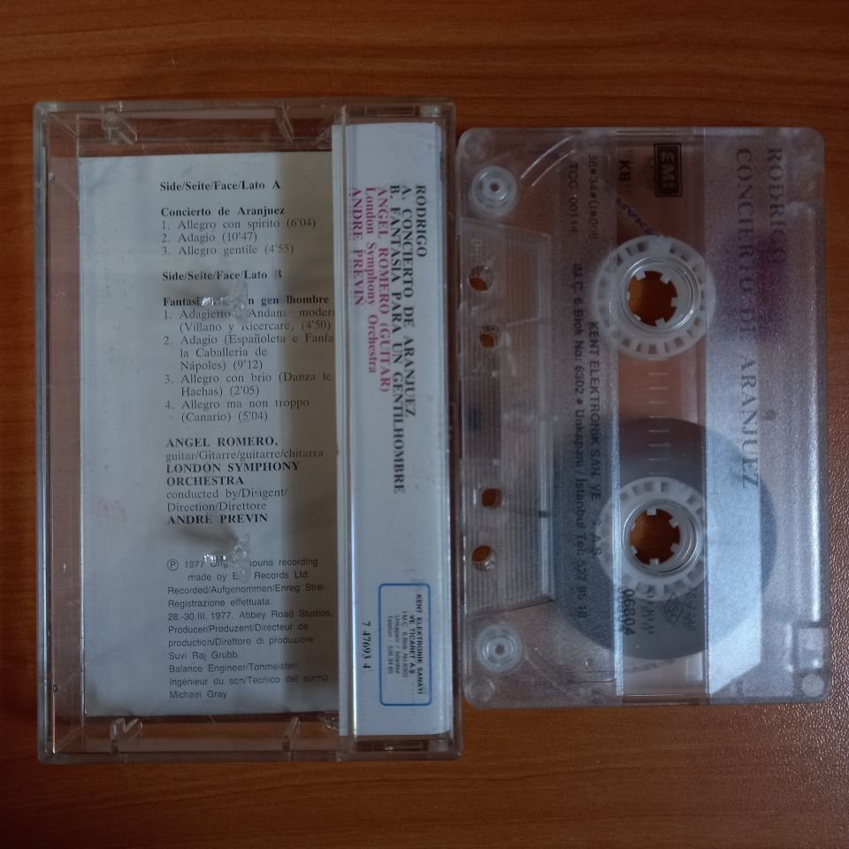 RODRIGO / CONCIERTO DE ARANJUEZ (1988) - KASET 2.EL