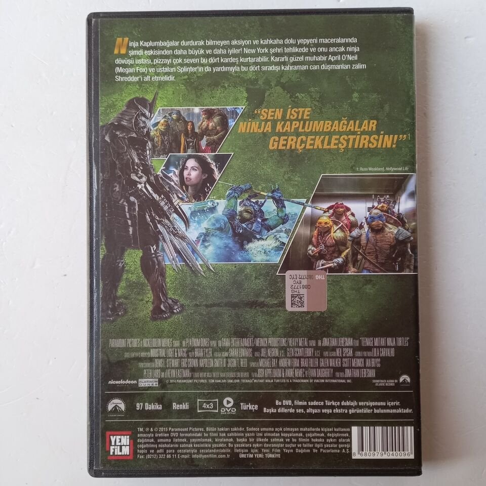 NİNJA KAPLUMBAĞALAR - DVD 2.EL