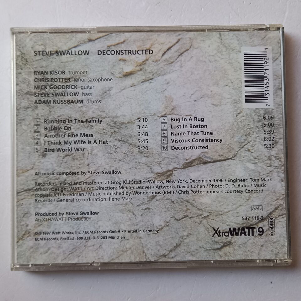 STEVE SWALLOW – DECONSTRUCTED (1997) - CD 2.EL