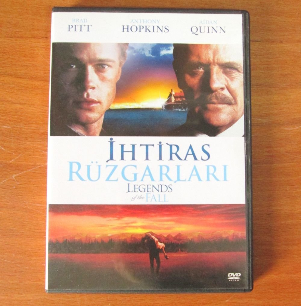 İHTİRAS RÜZGARLARI - LEGENDS OF THE FALL - BRAD PITT - ANTHONY HOPKINS - AIDAN QUINN - DVD 2.EL