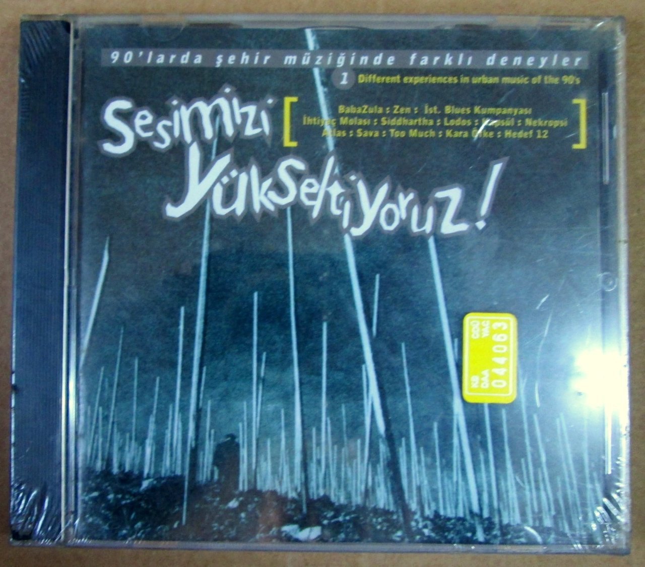 SESİMİZİ YÜKSELTİYORUZ (90'LAR TÜRKÇE) CD SIFIR