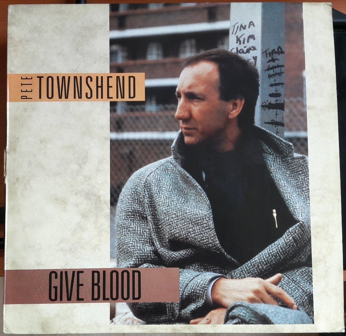 PETE TOWNSHEND - GIVE BLOOD (1985) - 12'' MAXI SINGLE PLAK 2.EL