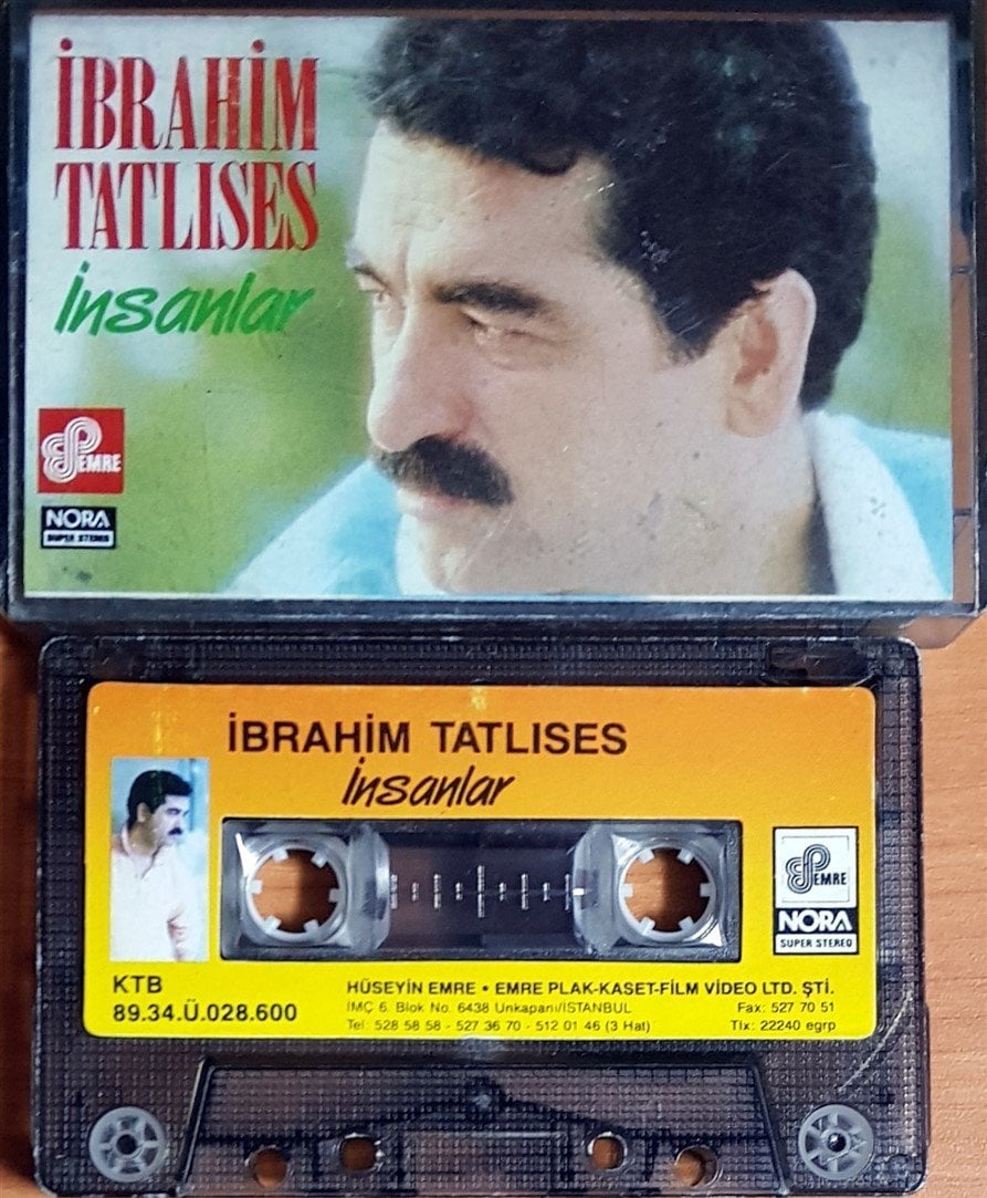 İBRAHİM TATLISES - İNSANLAR (1989) EMRE KASET 2.EL