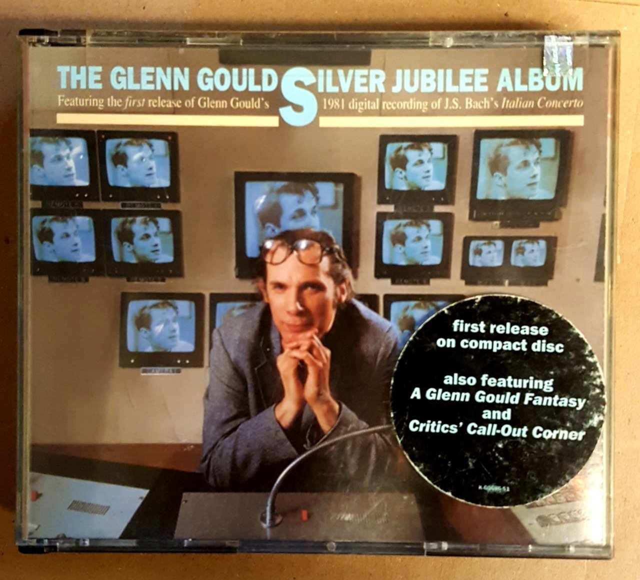 GLENN GOULD - SILVER JUBILEE ALBUM (1998) - 2CD BACH SCARLATTI BEETHOVEN SCRIABIN 2.EL