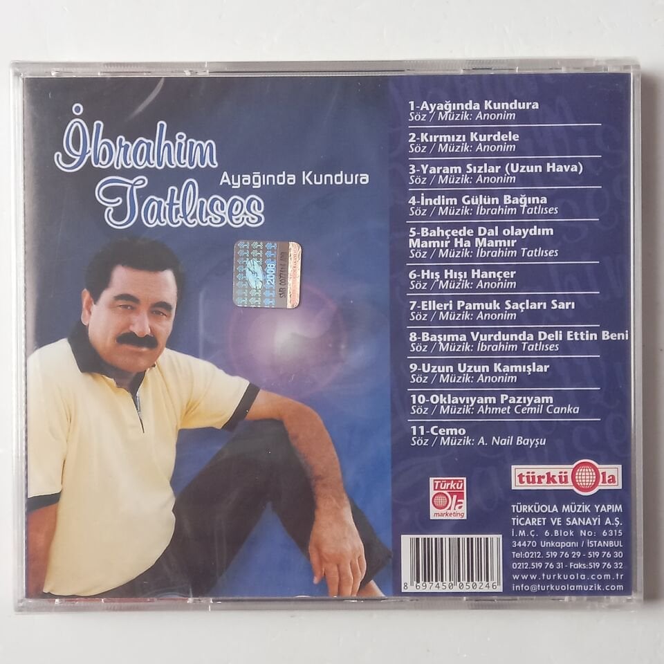 İBRAHIM TATLISES – AYAĞINDA KUNDURA - CD SIFIR