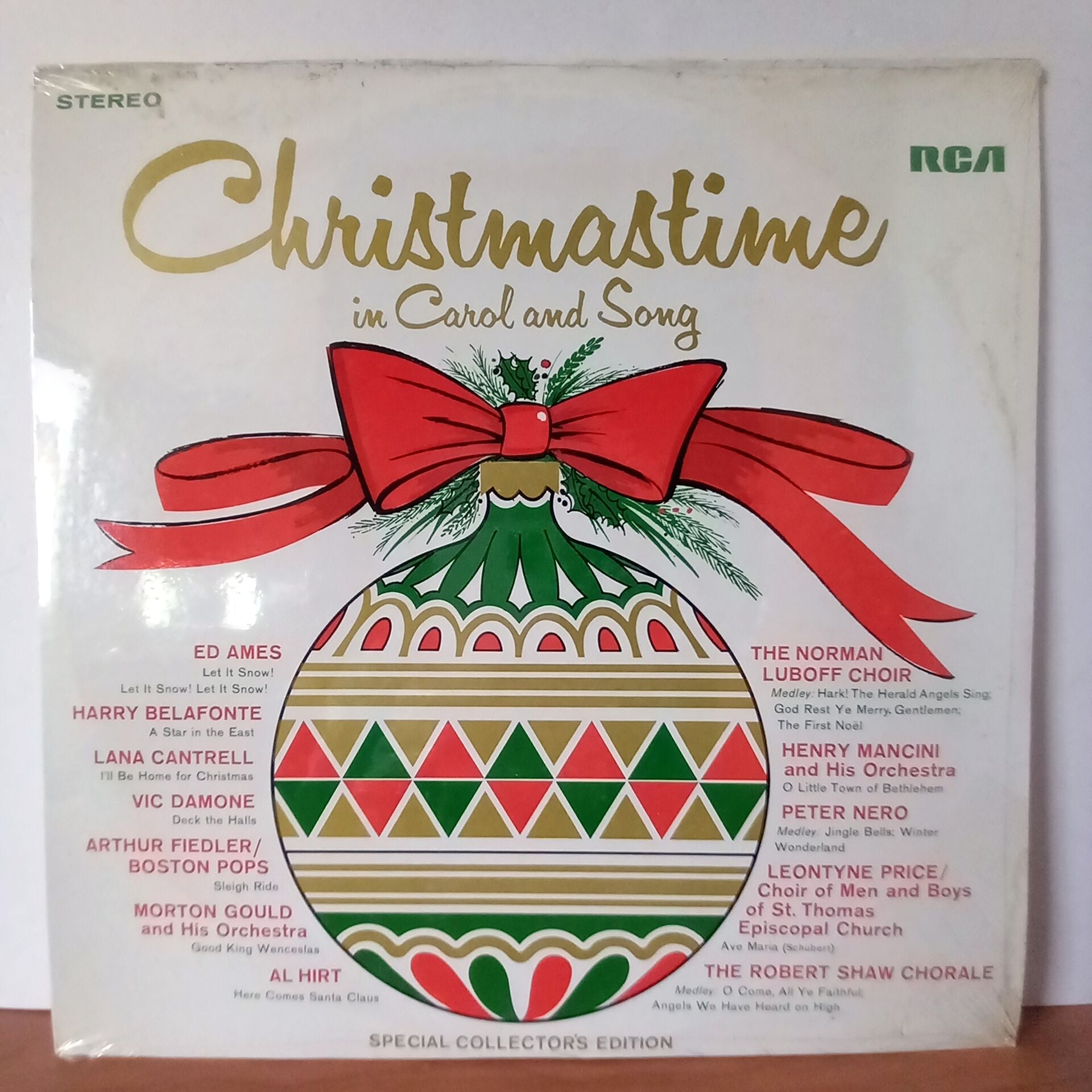VARIOUS – CHRISTMAS TIME IN CAROL AND SONG (1968) - LP DÖNEM BASKI SIFIR PLAK