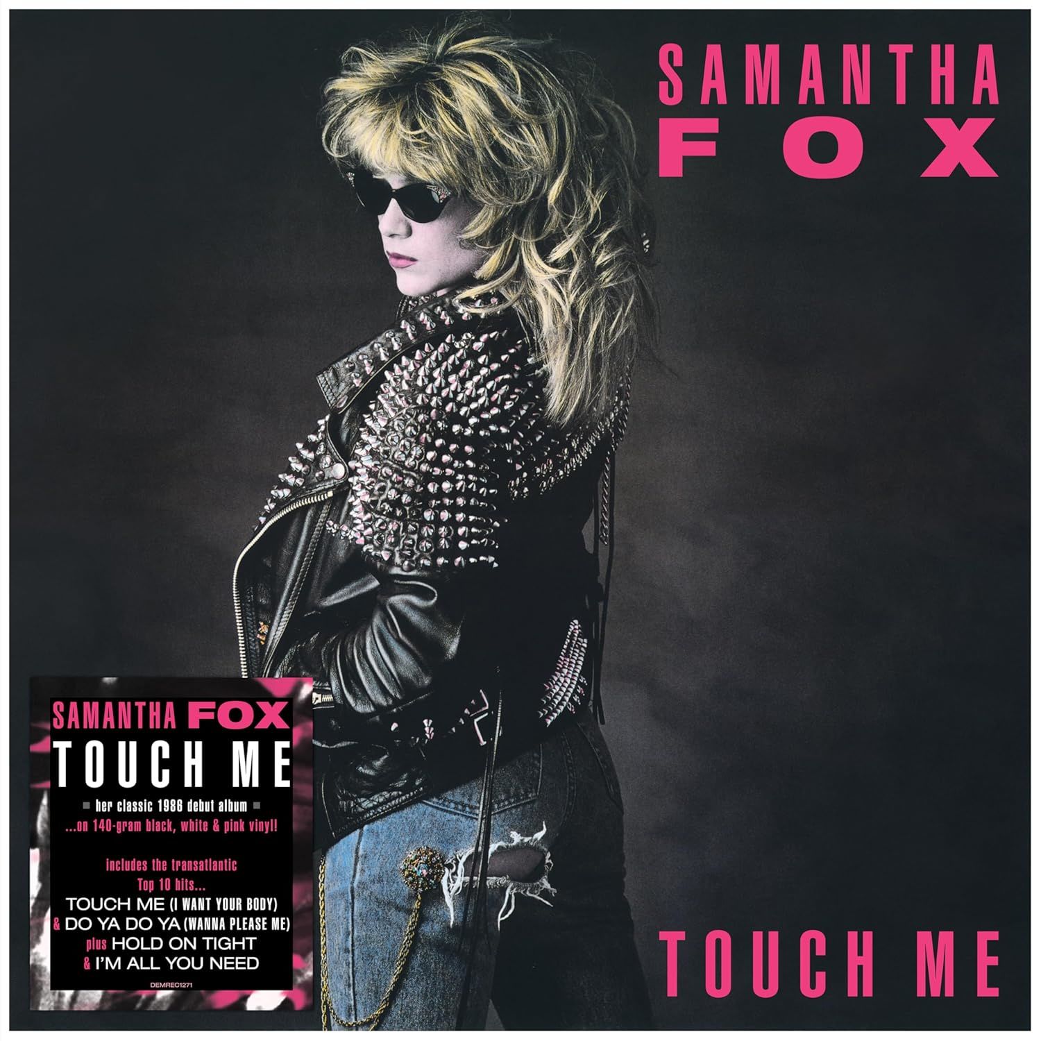 SAMANTHA FOX - TOUCH ME (1986) - 2025 LP WHITE & PINK COLORED RENKLİ SIFIR PLAK