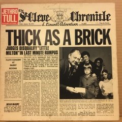 JETHRO TULL - THICK AS A BRICK (1972) REISSUE 2.EL PLAK