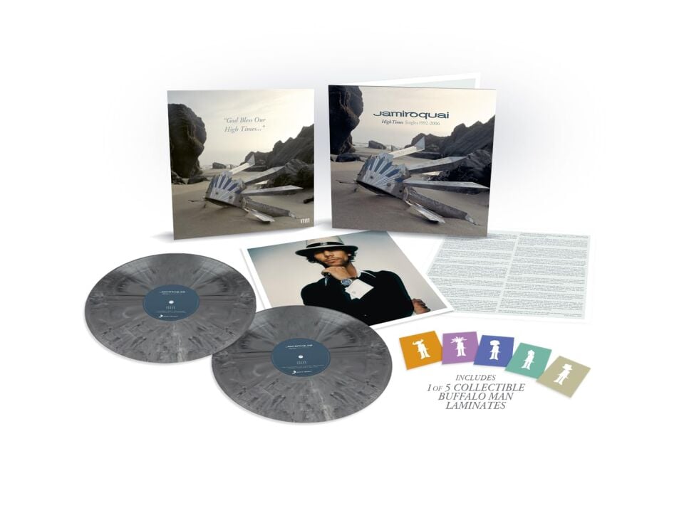 JAMIROQUAI – HIGH TIMES (SINGLES 1992–2006) - 2LP 2025 STEEL COLOURED TOUR EDITION SIFIR PLAK