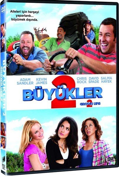 BÜYÜKLER 2 - GROWN UPS 2 - ADAM SANDLER - KEVIN JAMES - SALMA HAYEK - DVD SIFIR