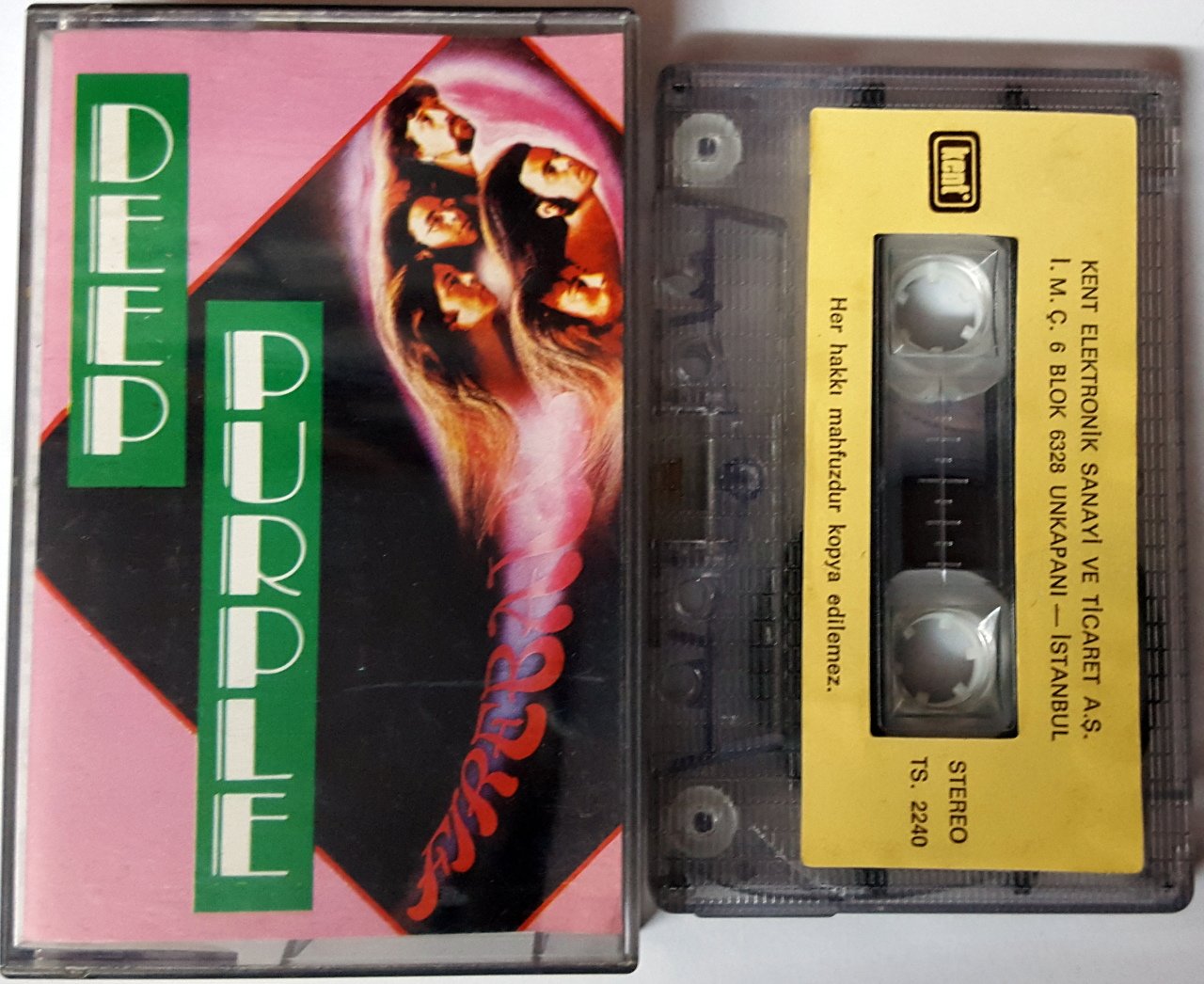 DEEP PURPLE - FIREBALL CASSETTE MADE IN TURKEY ''USED''