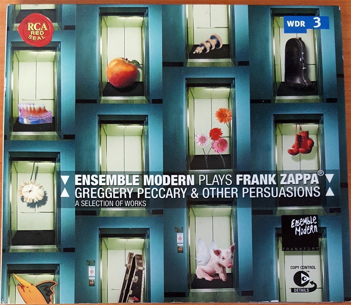 ENSEMBLE MODERN PLAYS FRANK ZAPPA / GREGGERY PECCARY & OTHER PERSUASIONS / A SELECTION OF WORKS (2003) RCA RED SEAL CD 2.EL