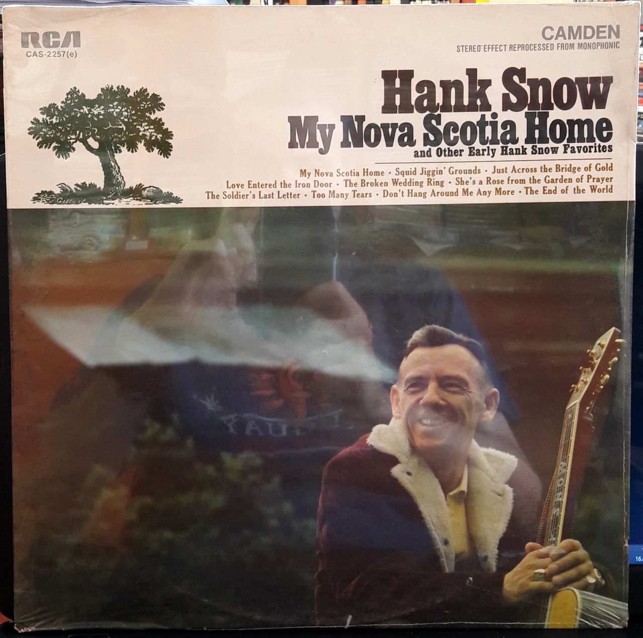 HANK SNOW - MY NOVA SCOTIA HOME (1968) - DÖNEM BASKISI PLAK SIFIR