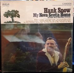 HANK SNOW - MY NOVA SCOTIA HOME (1968) - DÖNEM BASKISI PLAK SIFIR