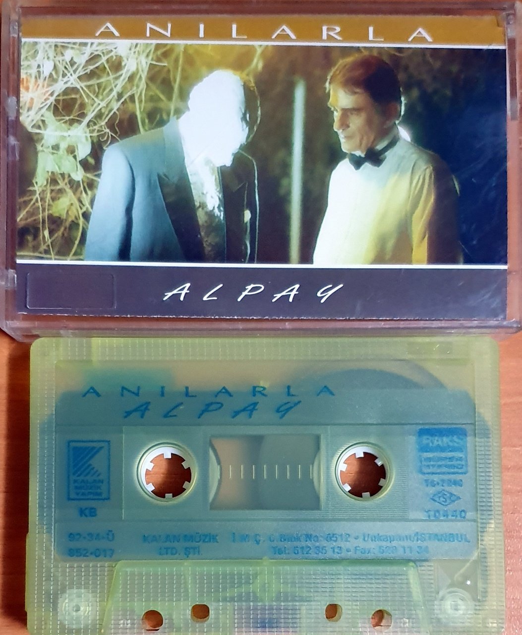 ALPAY - ANILARLA (1992) - KASET KALAN MÜZİK 2.EL
