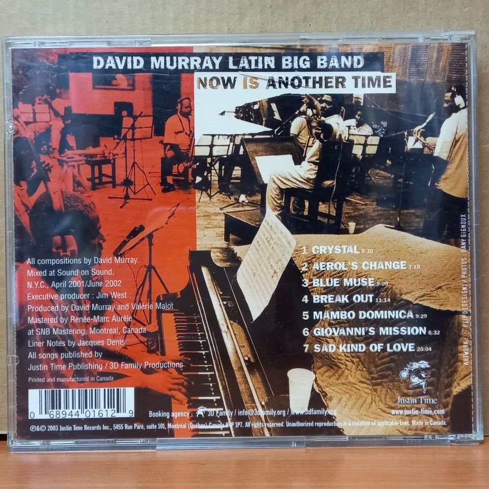 DAVID MURRAY LATIN BIG BAND – NOW IS ANOTHER TIME (2003) - CD 2.EL