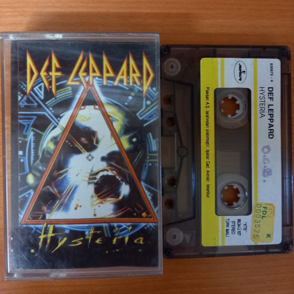 DEF LEPPARD - HYSTERIA (1989) - KASET 2.EL