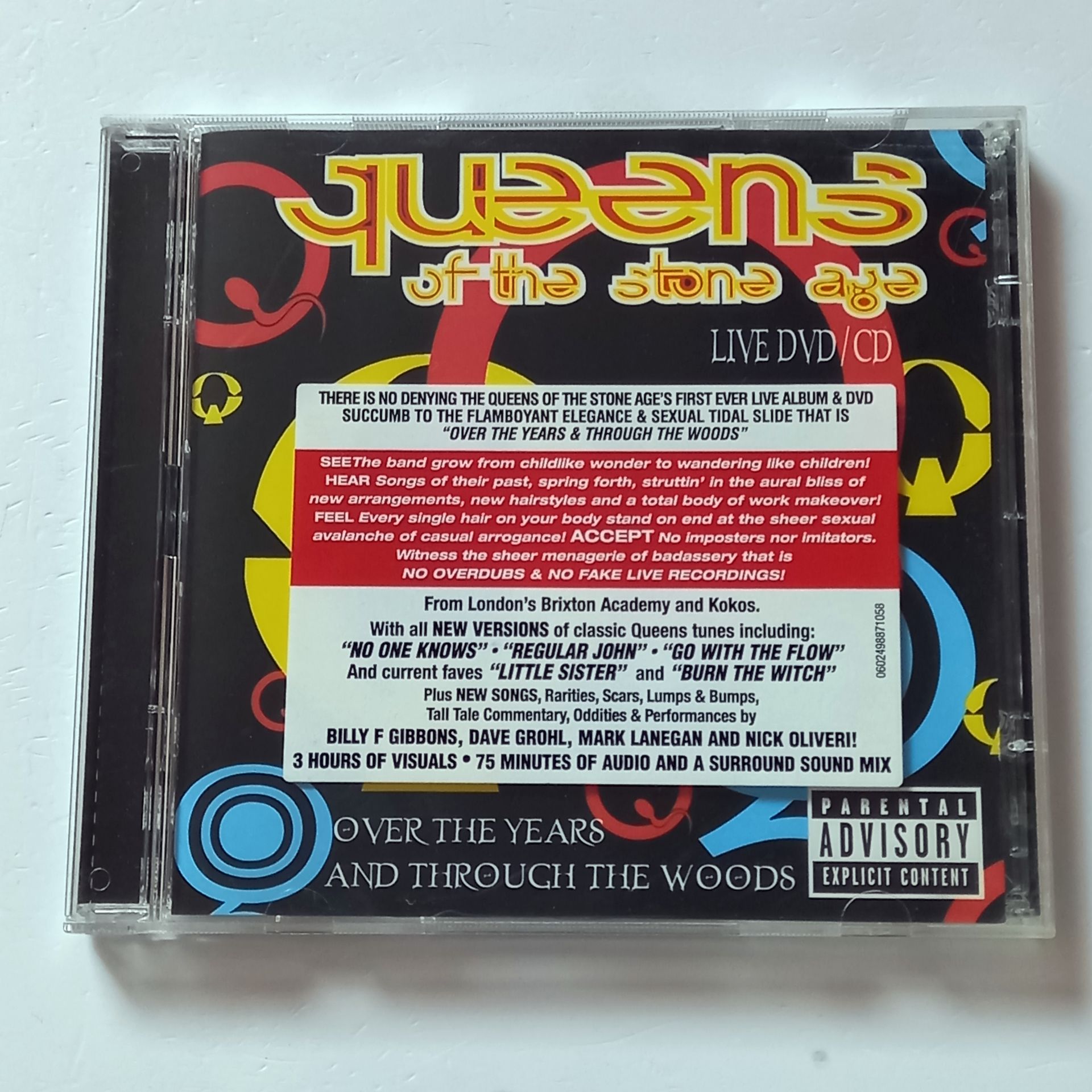 QUEENS OF THE STONE AGE – OVER THE YEARS AND THROUGH THE WOODS (2005) - CD + DVD 2.EL