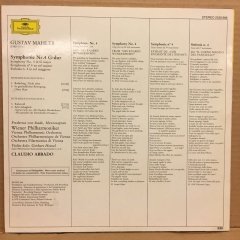 MAHLER SYMPHONY NO.4 FREDERICA VON STADE, CLAUDIO ABBADO, VIENNA PHIL. DG 1978 2.EL PLAK