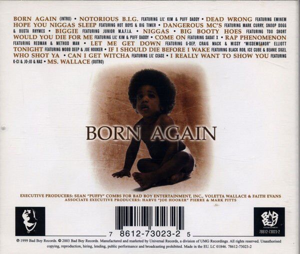 NOTORIOUS B.I.G. – BORN AGAIN (1999) - CD REISSUE JEWEL CASE AMBALAJINDA SIFIR