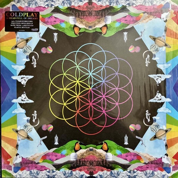 COLDPLAY – A HEAD FULL OF DREAMS (2015) - LP 2025 LIMITED EDITION REISSUE CLEAR ECORECORD 140GR  SIFIR PLAK