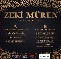 ZEKİ MÜREN - SEÇMELER 1 - SIFIR PLAK
