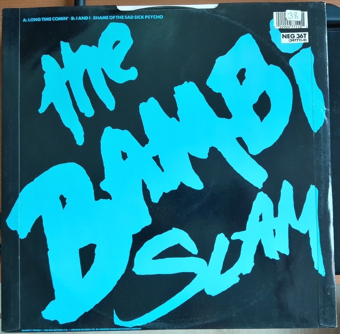 BAMBI SLAM - LONG TIME COMIN' (1988) - 12'' MAXI SINGLE PLAK 2.EL