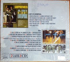 THE SUPREMES - A BIT OF LIVERPOOL & TCB WITH THE TEMPTATIONS (2000) 2 CLASSIC ALBUMS 1 CD / MOTOWN CD SIFIR