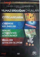 YILMAZ ERDOĞAN OYUNLARI - OTOGARGARA, CEBİMDE KELİMELER, SEN HİÇ ATEŞBÖCEĞİ GÖRDÜN MÜ?, BANA BİR ŞEYHLER OLUYOR - 4DVD KUTU 2.EL