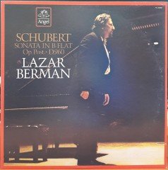 SCHUBERT: SONATA IN B FLAT, LAZAR BERMAN (1978) - PLAK 2.EL