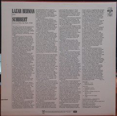 SCHUBERT: SONATA IN B FLAT, LAZAR BERMAN (1978) - PLAK 2.EL