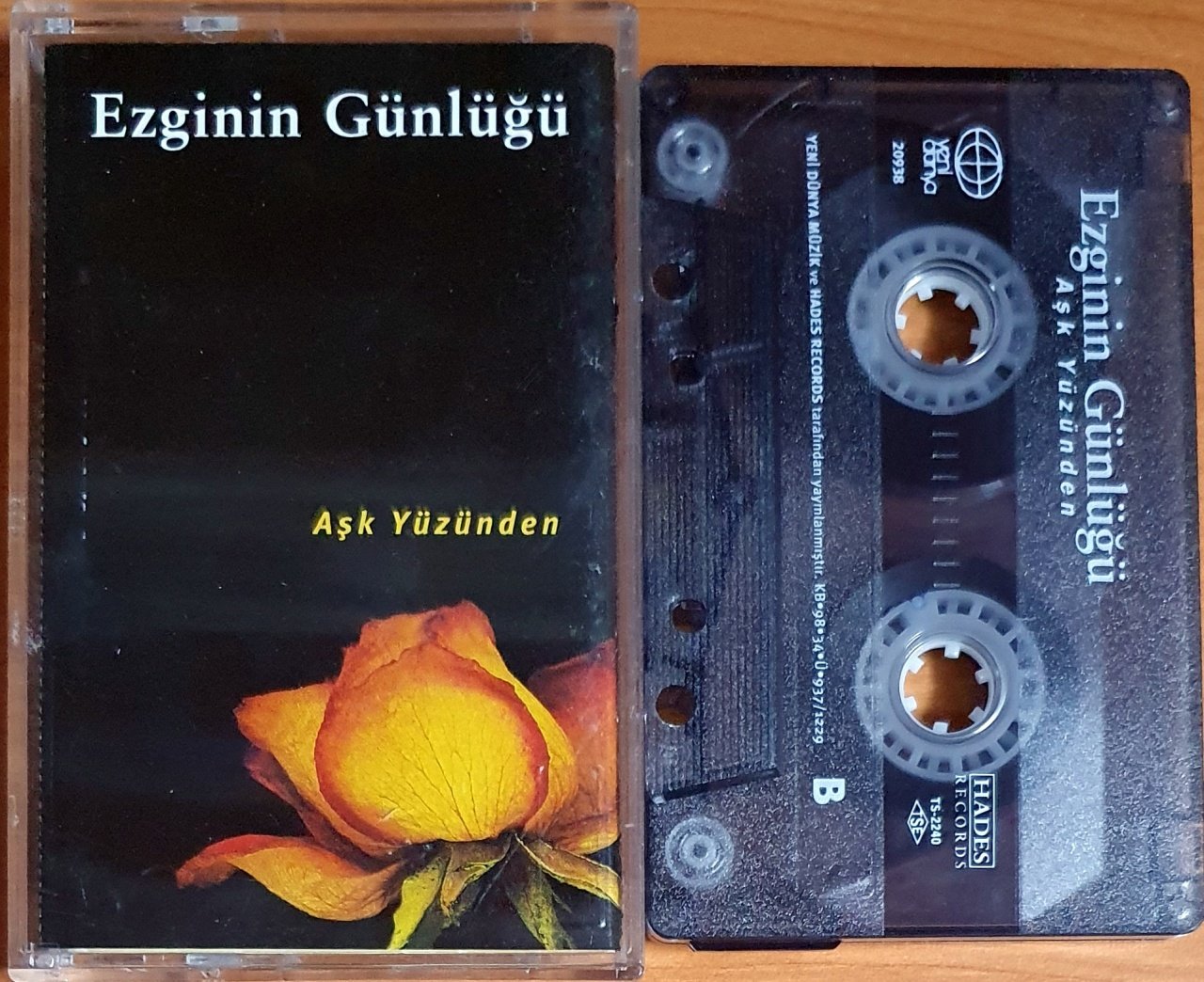 EZGİNİN GÜNLÜĞÜ - AŞK YÜZÜNDEN (1998) - KASET YENİ DÜNYA 2.EL
