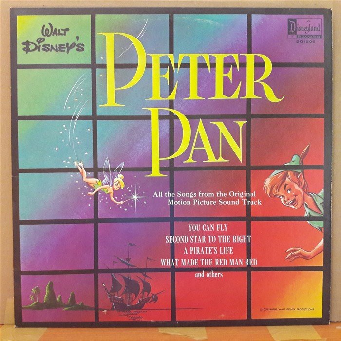PETER PAN - SOUNDTRACK - WALT DISNEY - LP PLAK 2.EL