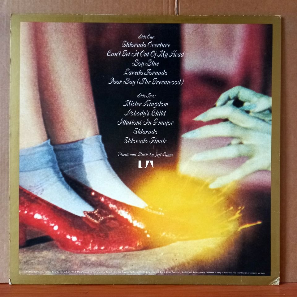 ELECTRIC LIGHT ORCHESTRA – ELDORADO: A SYMPHONY BY THE ELECTRIC LIGHT ORCHESTRA (1974) - LP 2.EL PLAK