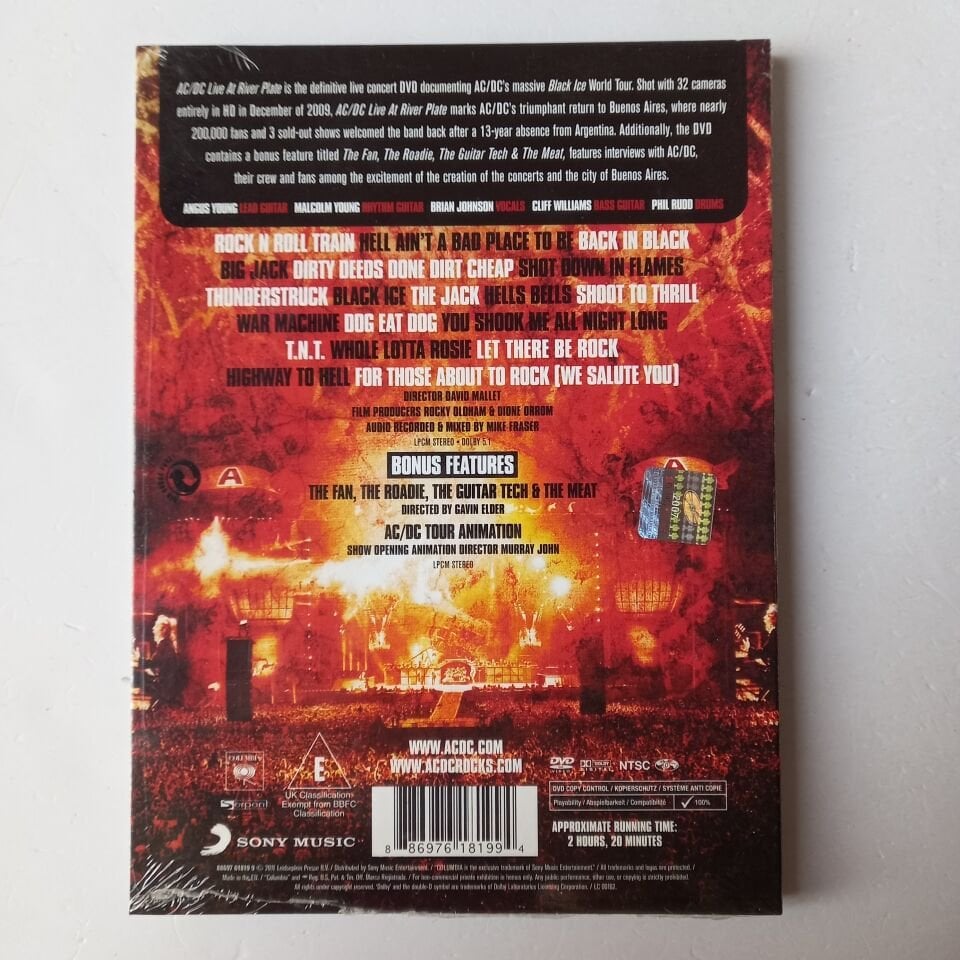 AC/DC LIVE AT RIVER PLATE - DVD AMBALAJINDA SIFIR