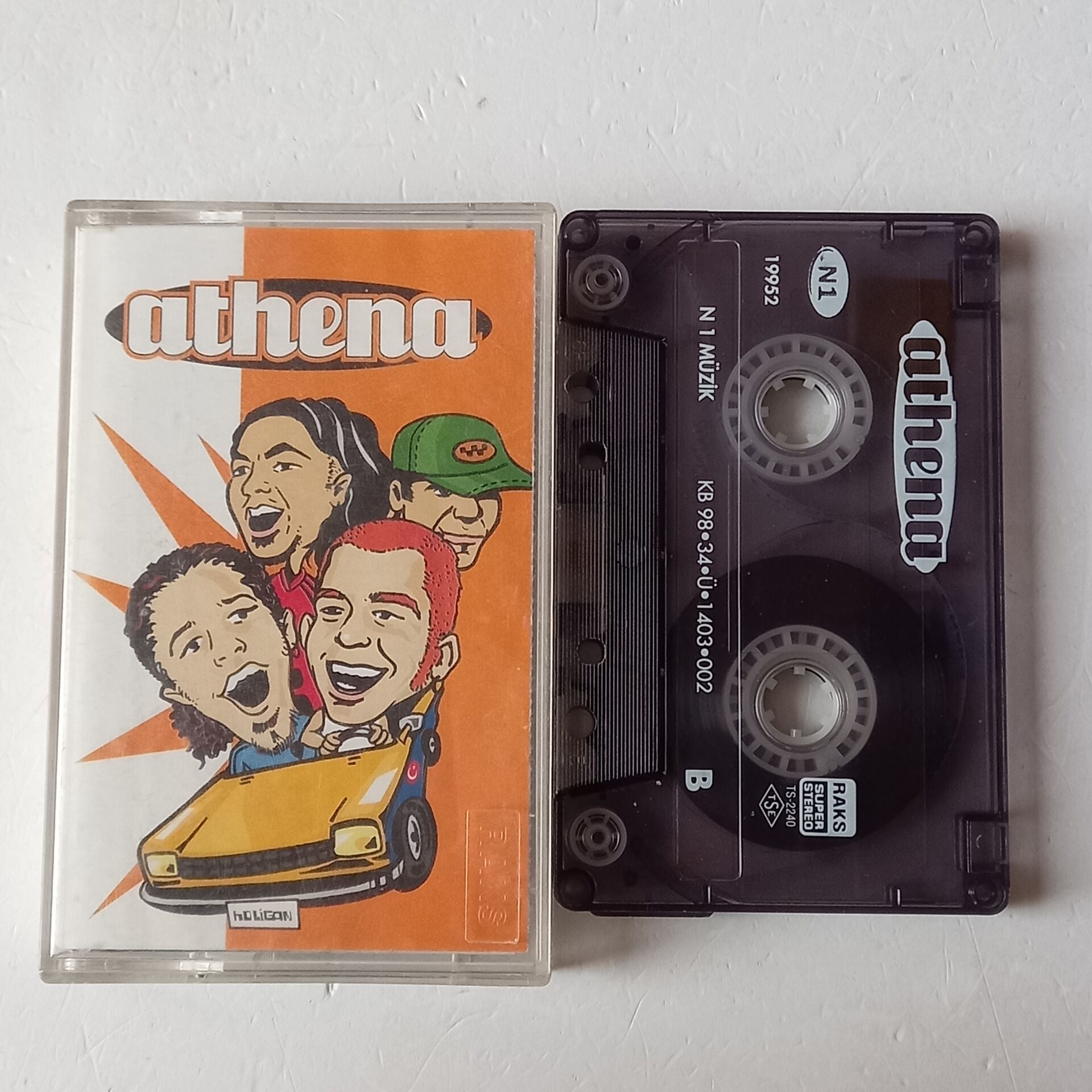 ATHENA - HOLİGAN (1998) - KASET 2.EL