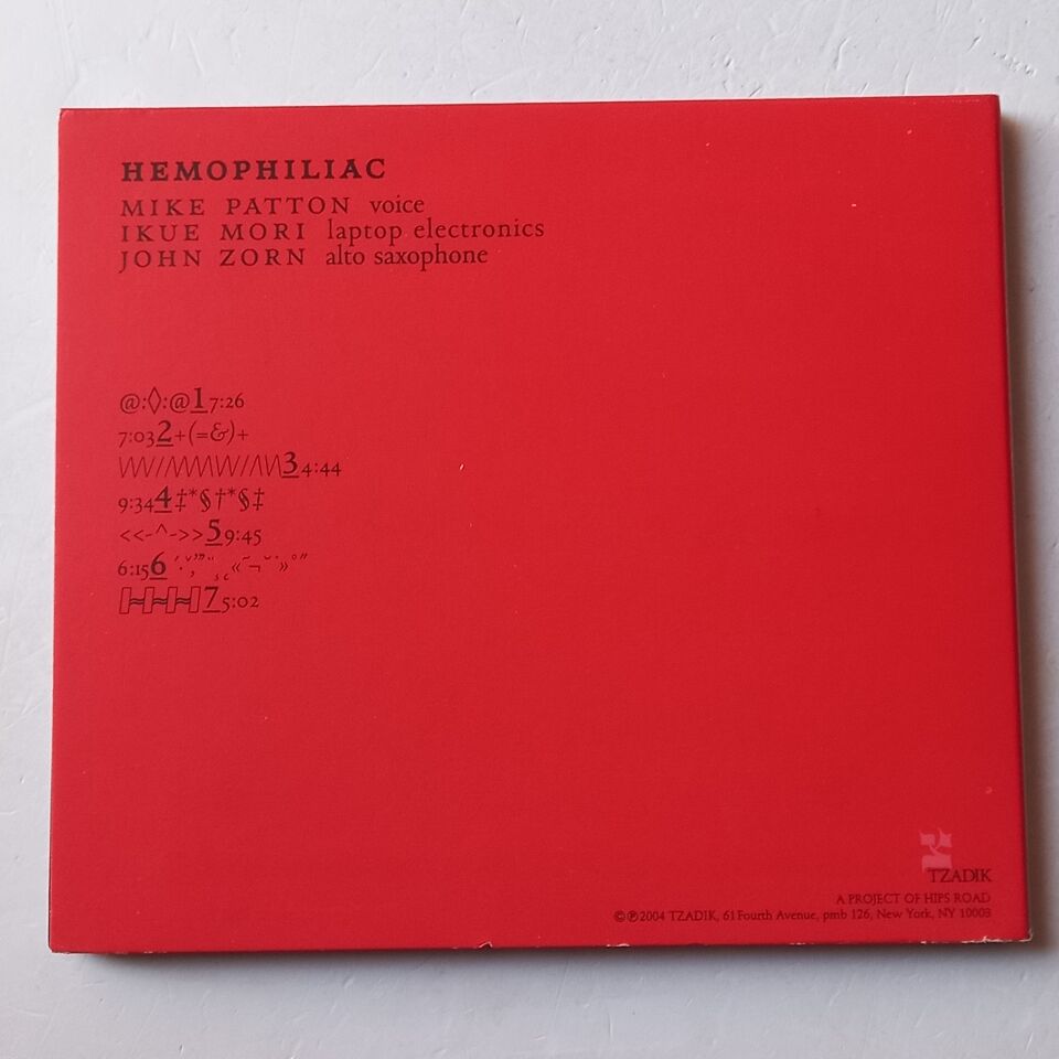 HEMOPHILIAC – 50⁶ (2004) - CD DIGIPAK 2.EL