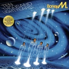 BONEY M - 10000 LIGHTYEARS (1984) KAPAK KÖŞELERİ ÇOK ÇOK HAFİF YIPRANMIŞ - LP 2017 EDITION SIFIR PLAK