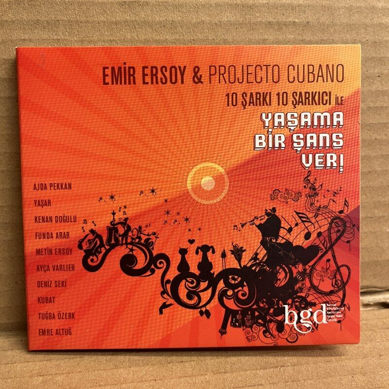 EMİR ERSOY & PROJECTO CUBANO - AJDA PEKKAN, YAŞAR, KENAN DOĞULU, FUNDA ARAR, METİN ERSOY,.. (2010) - CDr BASIN NUMUNESİ 2.EL