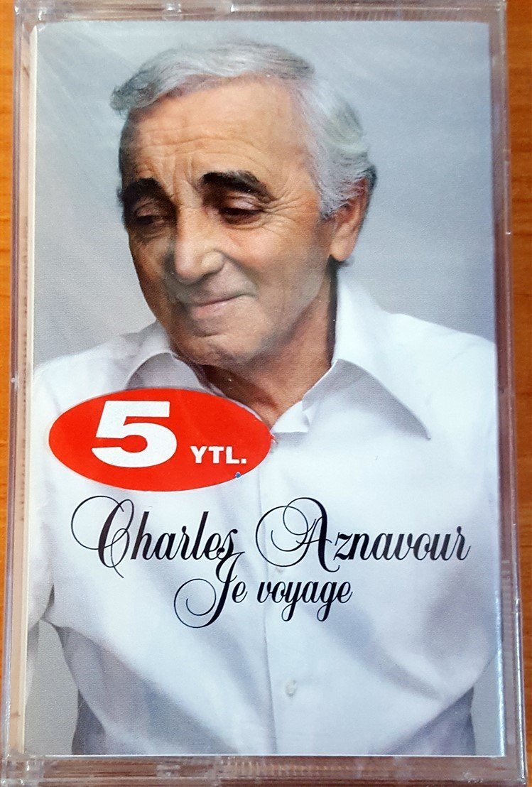 CHARLES AZNAVOUR - JE VOYAGE CASSETTE MADE IN EU ''NEW''